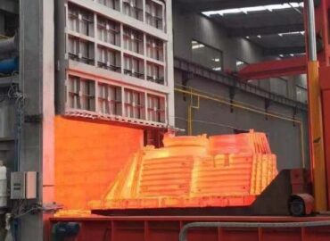 Industrial heat treatment furnace with open chamber by Trymaxfurnace
